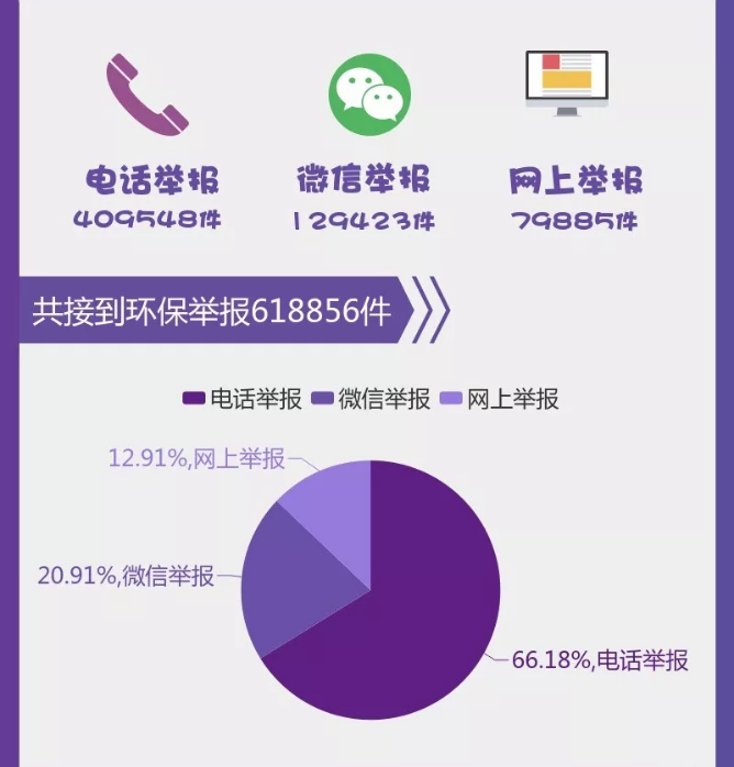 圖解丨數(shù)說&ldquo;12369&rdquo;環(huán)保舉報(bào)辦了啥？